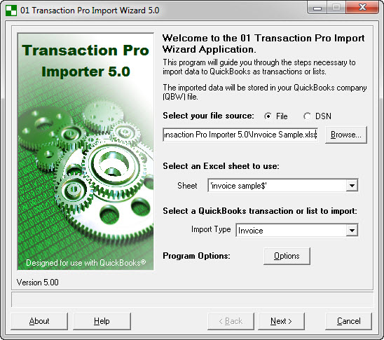 Photo #1 for 01 Transaction Pro Import Wizard