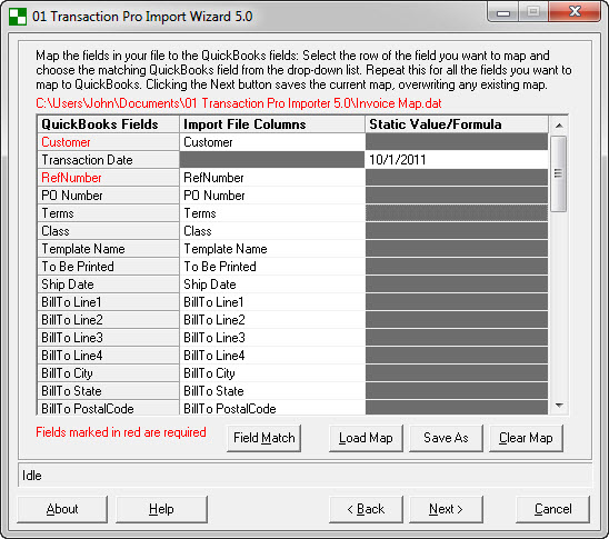 Photo #4 for 01 Transaction Pro Import Wizard