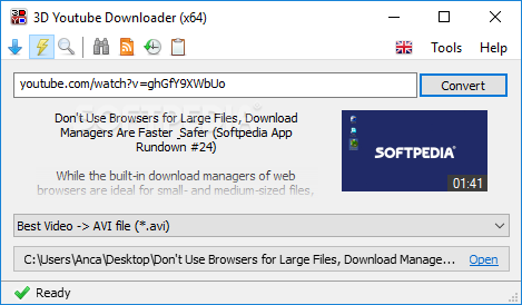 Photo #2 for 3D Youtube Downloader