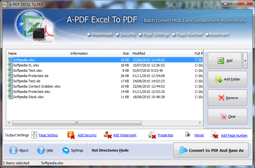 Photo #2 for A-PDF Excel to PDF