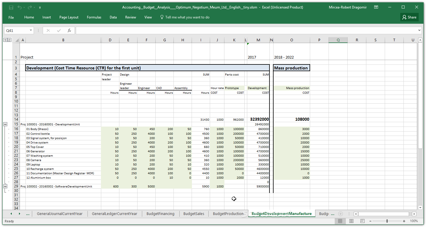 Photo #10 for Invoicing, Accounting, Business Planning by Excel