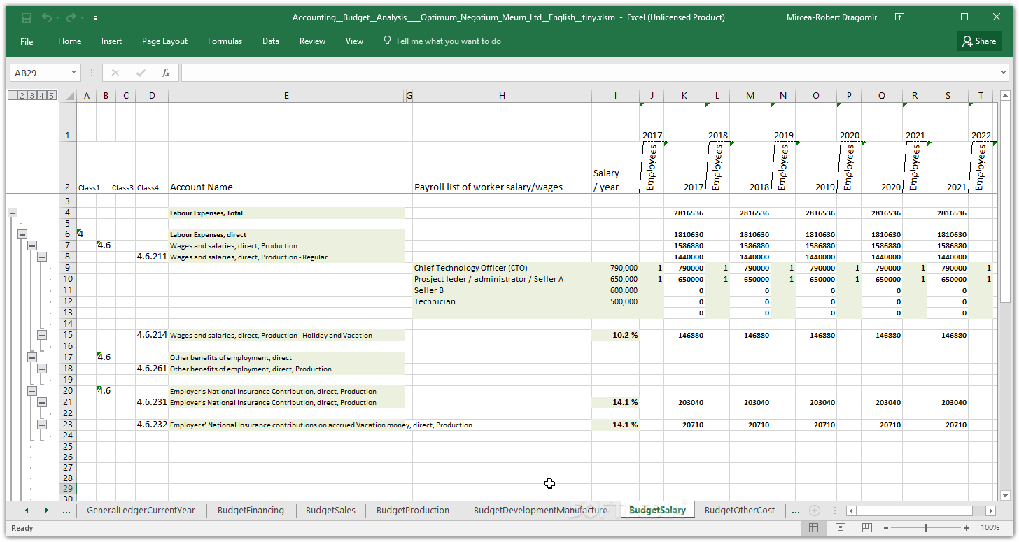 Photo #11 for Invoicing, Accounting, Business Planning by Excel