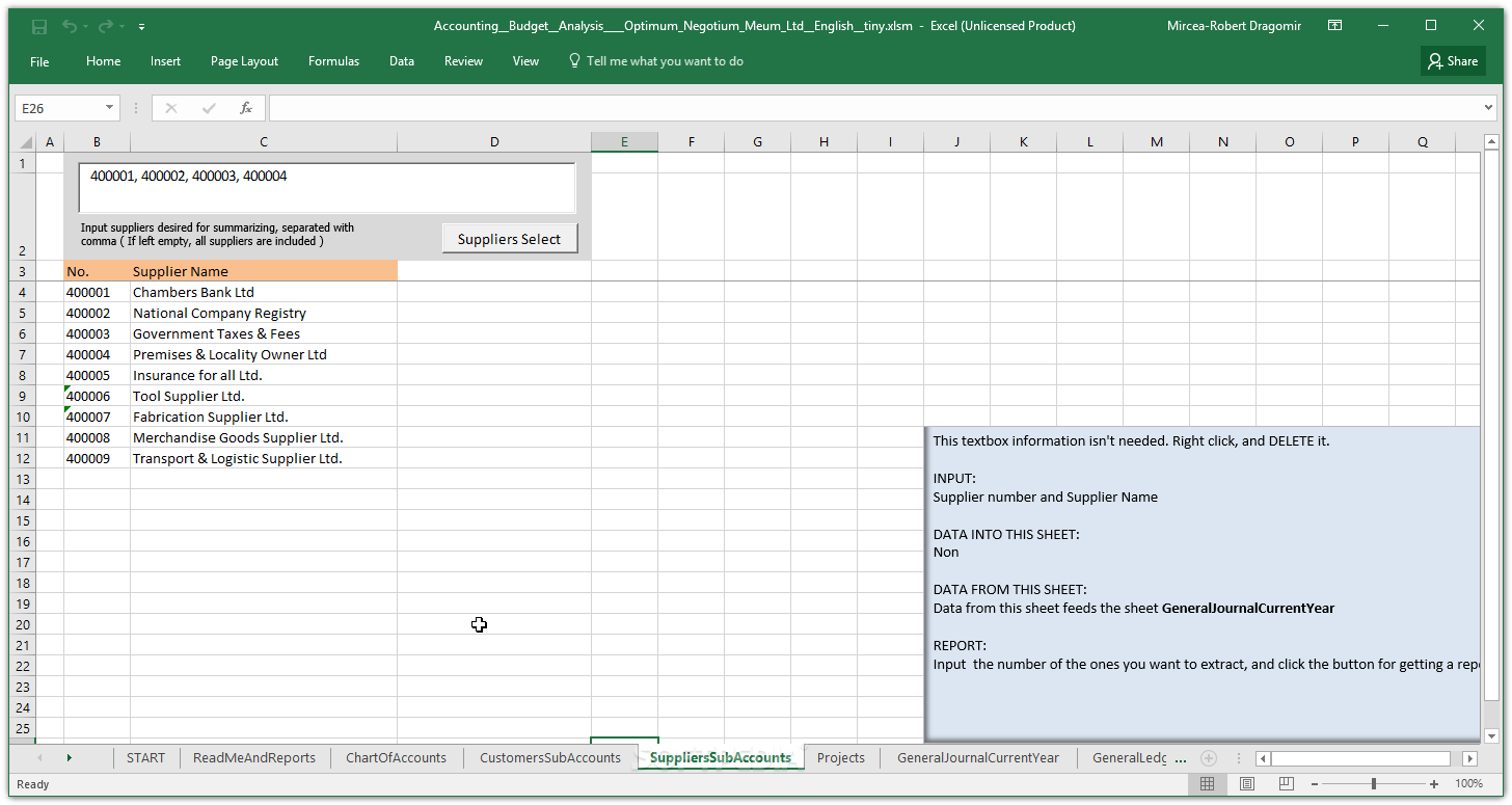 Photo #3 for Invoicing, Accounting, Business Planning by Excel