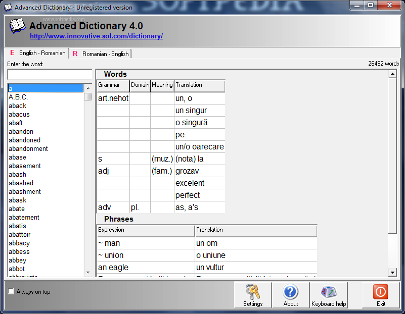 Advanced Dictionary Logo
