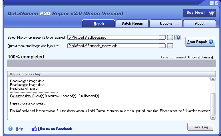 Photo #1 for DataNumen PSD Repair