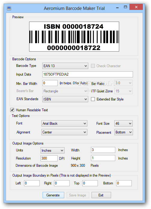 Aeromium Barcode Maker Logo
