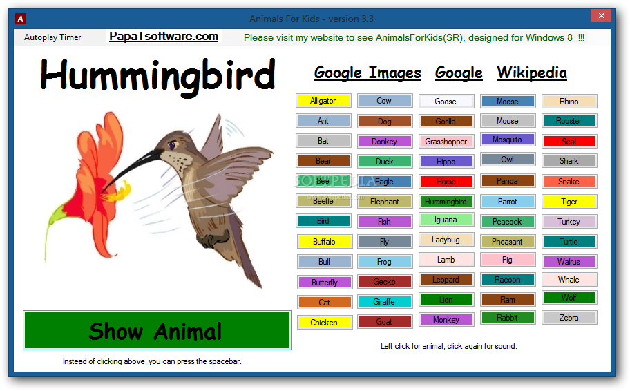 Animals For Kids Logo