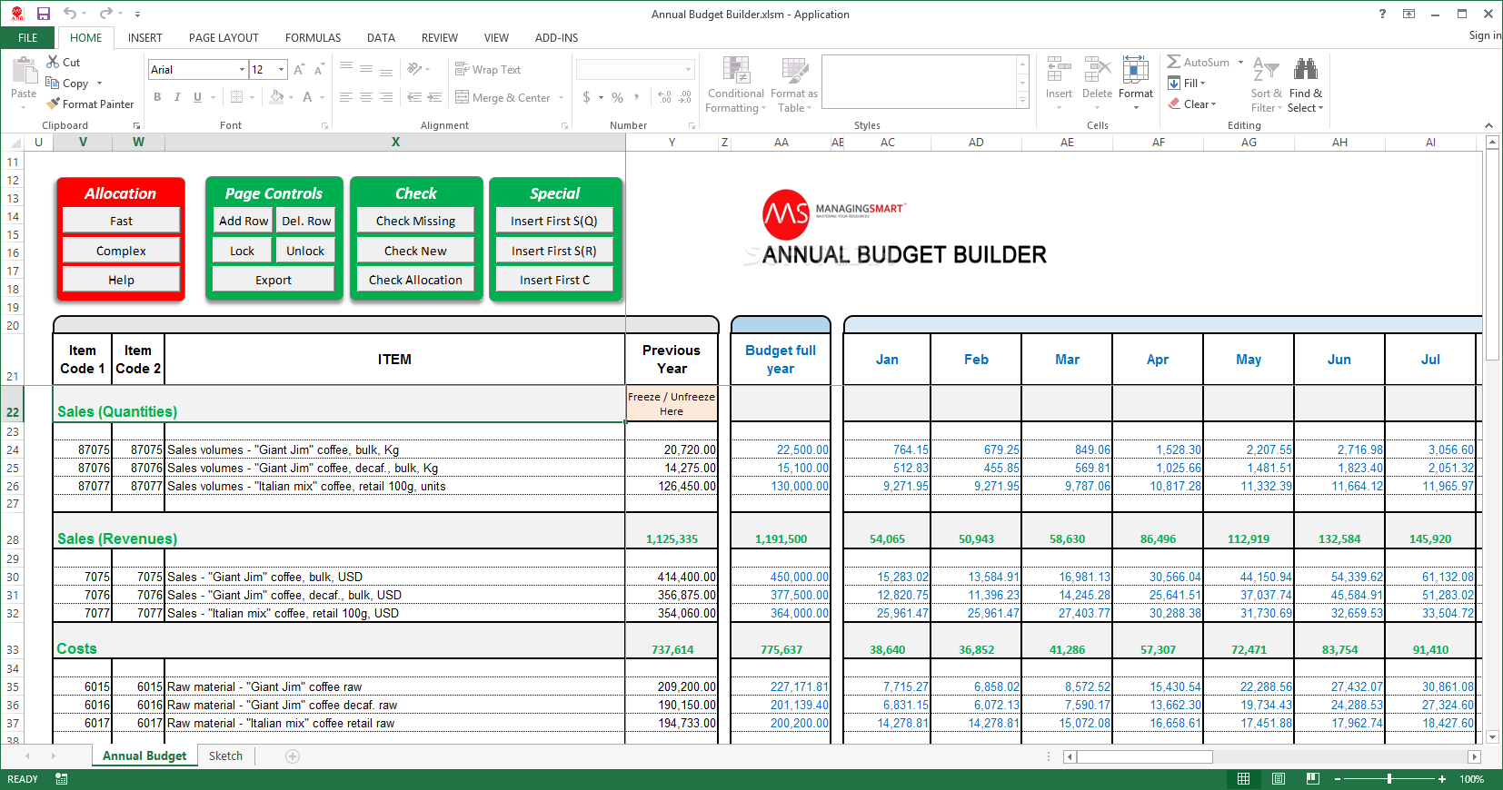 Annual Budget Builder Logo