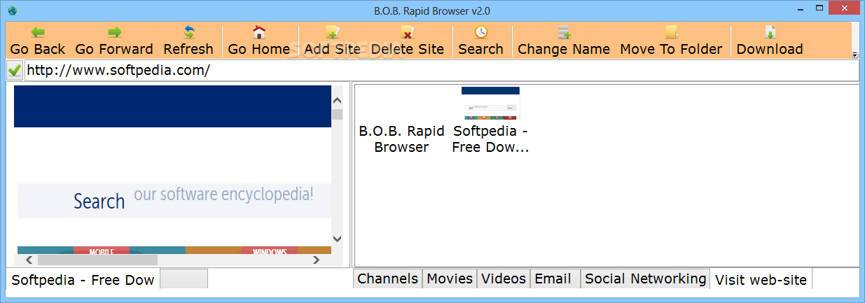 Photo #2 for B.O.B. Rapid Browser