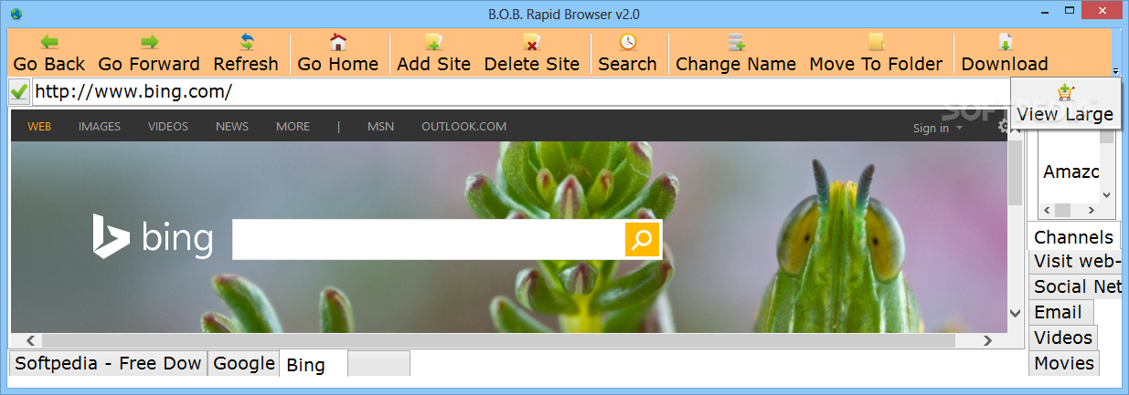 Photo #4 for B.O.B. Rapid Browser