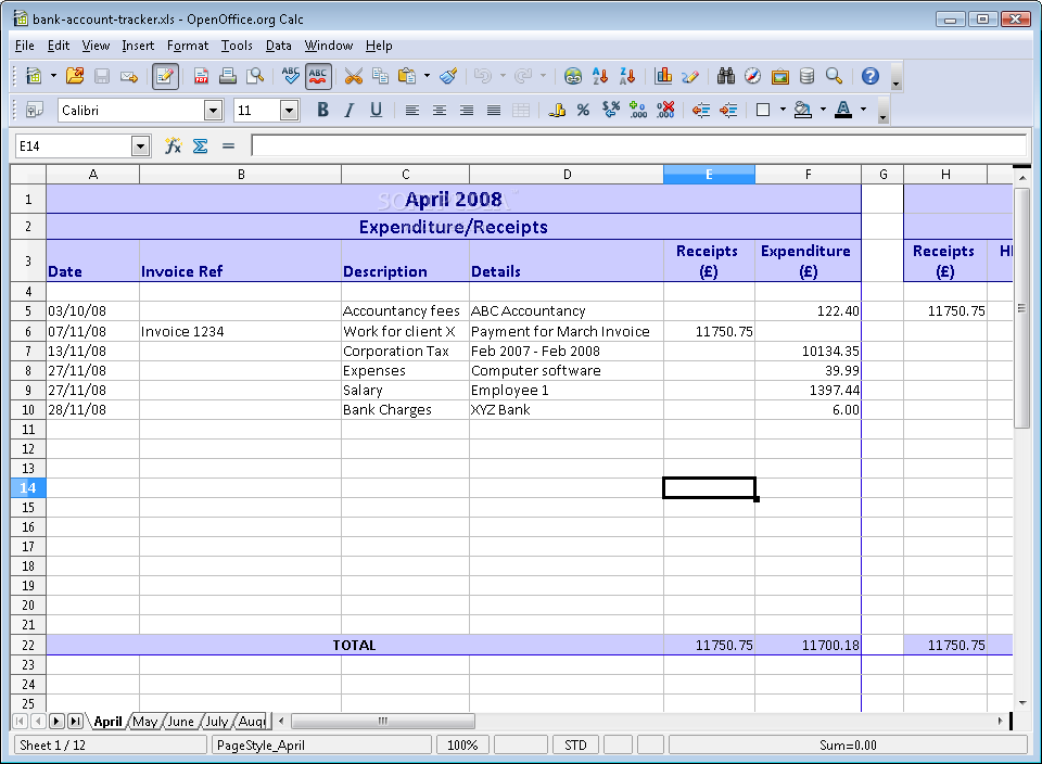 Bank Account Tracker Logo
