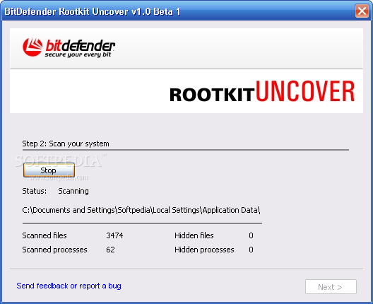 Photo #1 for BitDefender RootkitUncover