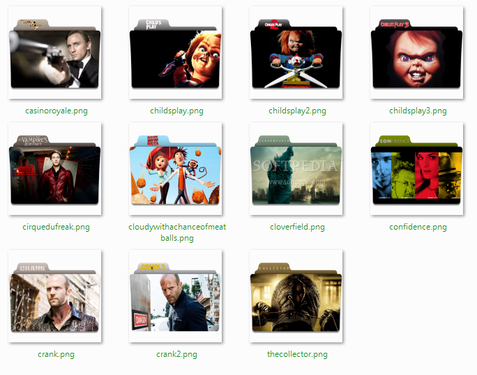 C movie folder icon pack Logo