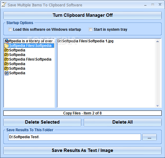 Photo #2 for Save Multiple Items To Clipboard Software