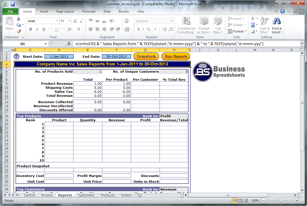 Photo #4 for Excel Invoice Template