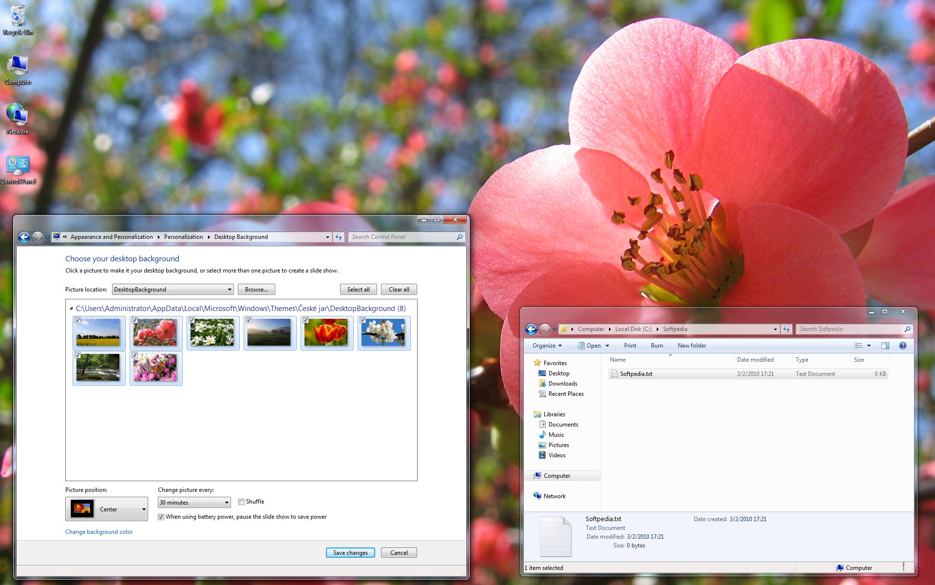 Czech Spring Windows 7 Theme Logo