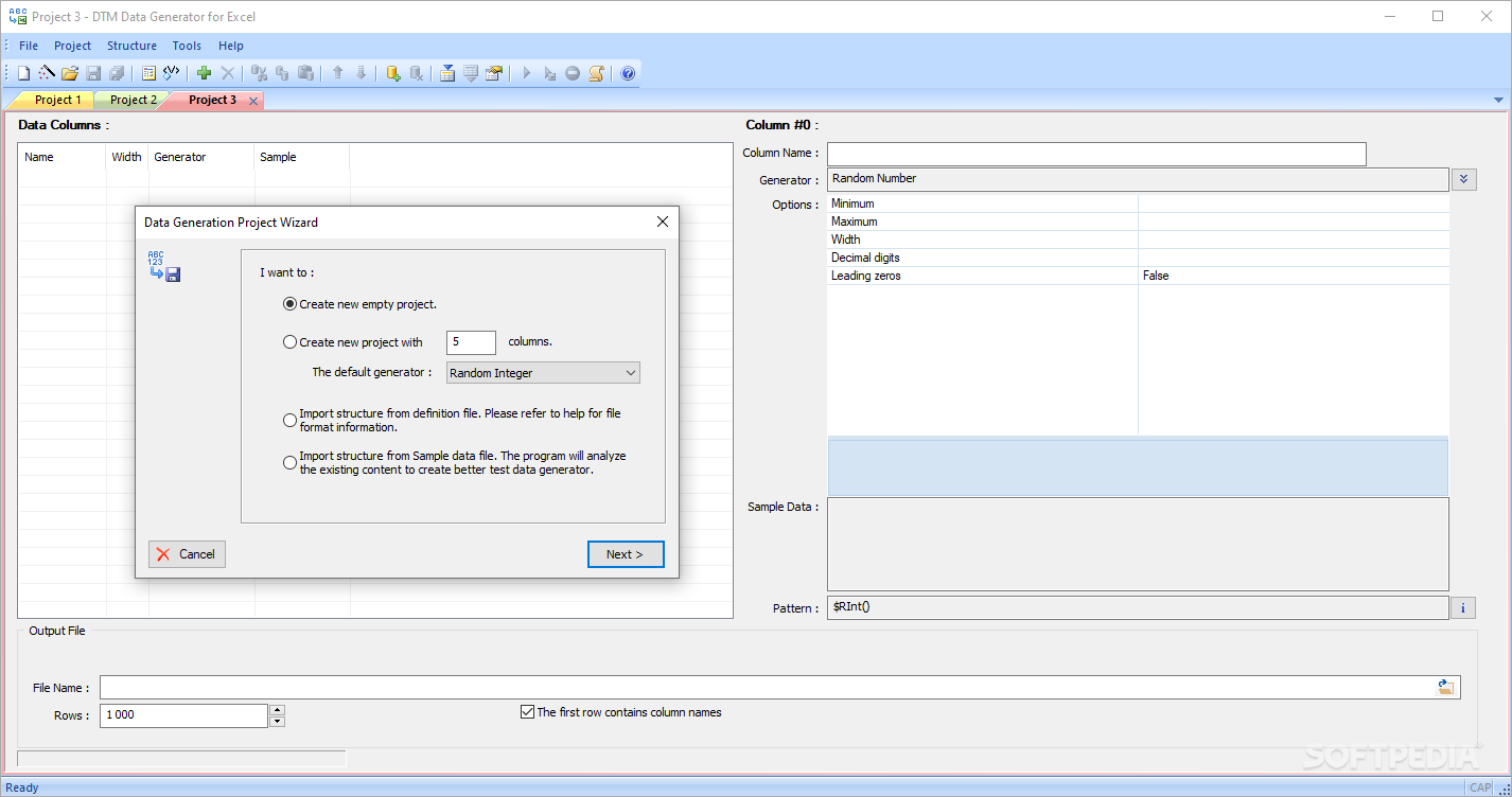 Photo #1 for DTM Data Generator for Excel