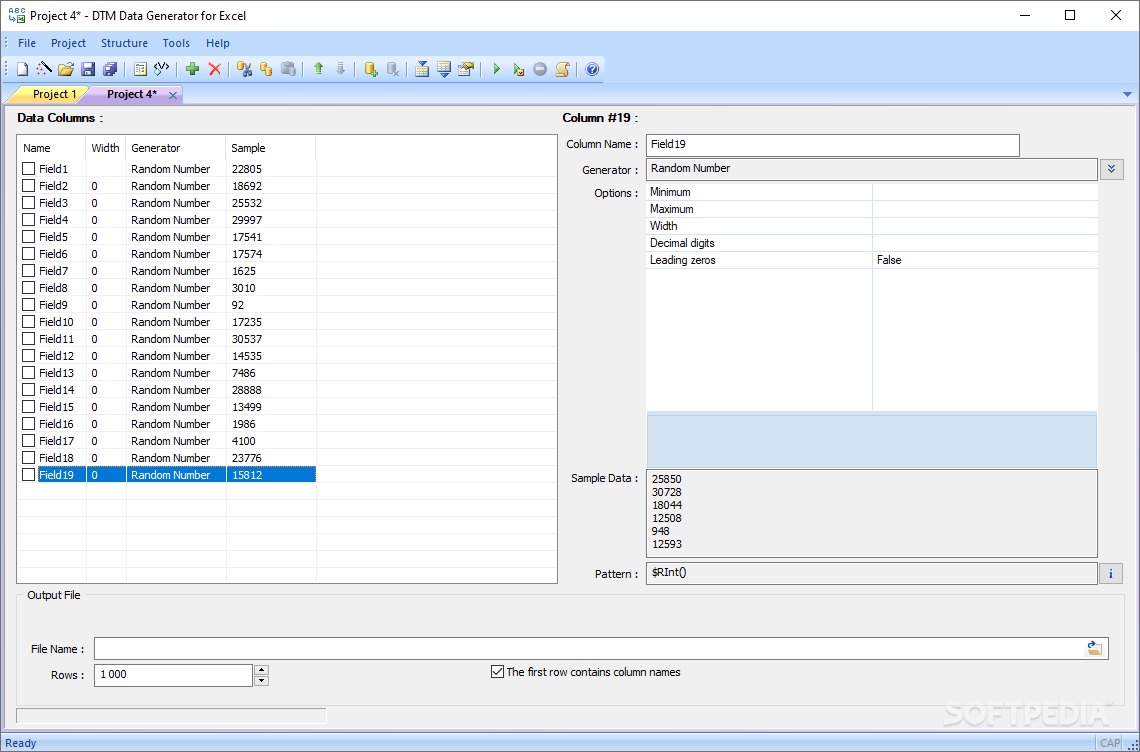 Photo #2 for DTM Data Generator for Excel