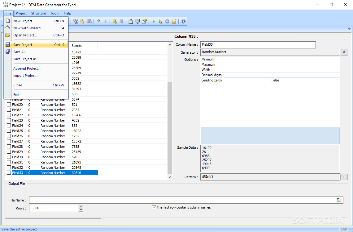 Photo #3 for DTM Data Generator for Excel