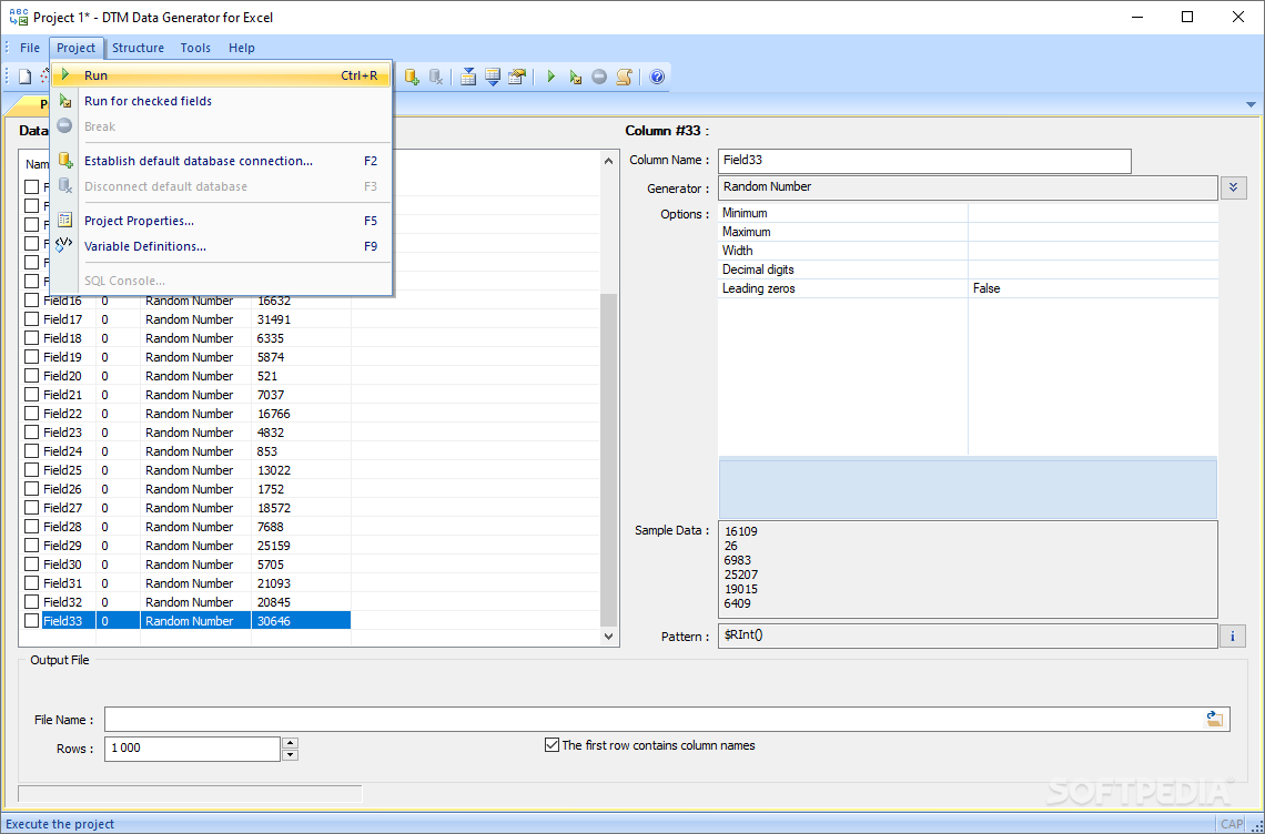 Photo #4 for DTM Data Generator for Excel