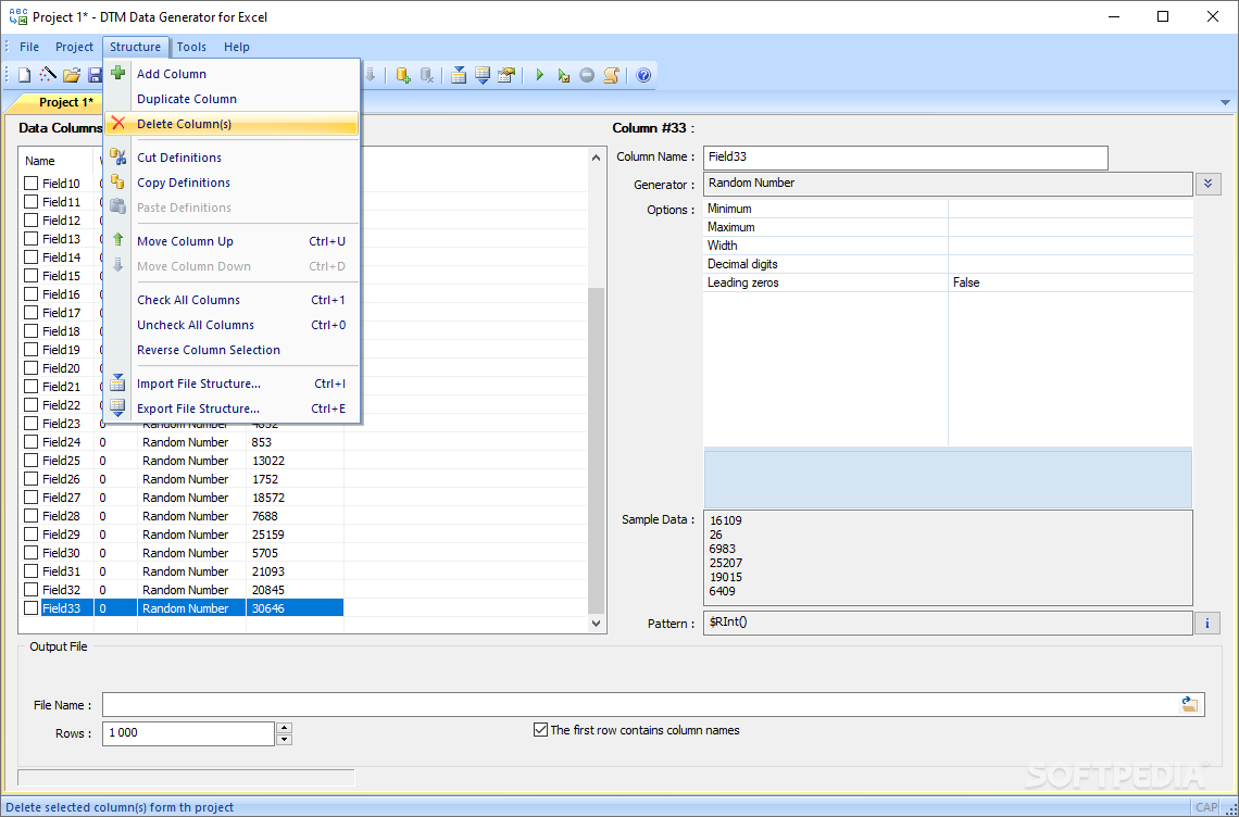 Photo #5 for DTM Data Generator for Excel