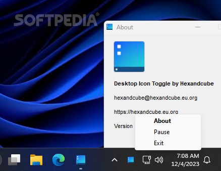 DesktopIconToggle Logo
