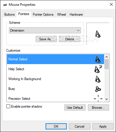 Dimension Cursors Logo