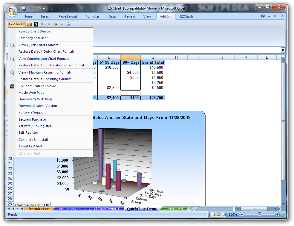 Photo #1 for EZ-Chart for Excel