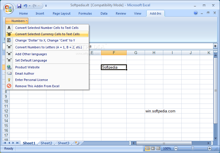 Photo #1 for Excel Convert Numbers to Text Software