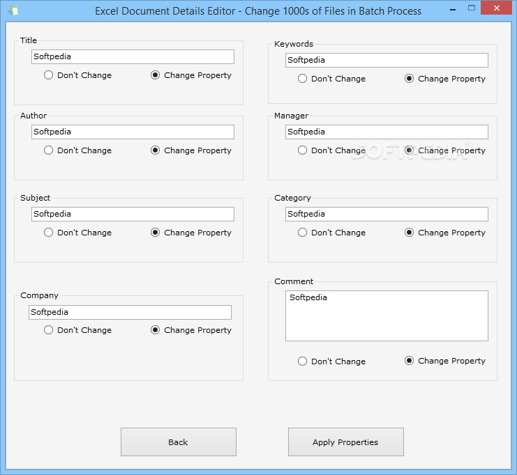 Photo #3 for Excel Document Details Editor