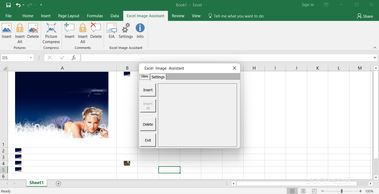 Photo #1 for Excel Image Assistant