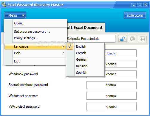 Photo #2 for Excel Password Recovery Master