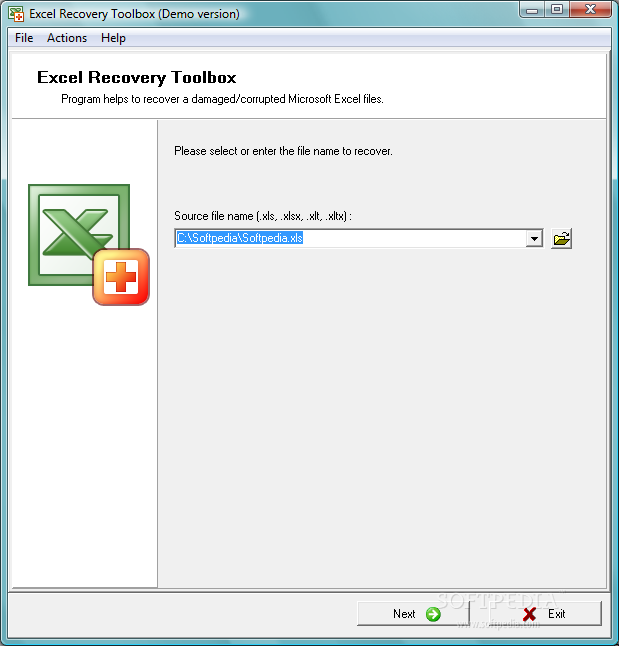 Photo #1 for Excel Recovery Toolbox