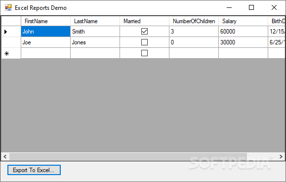 Photo #1 for Excel Reports