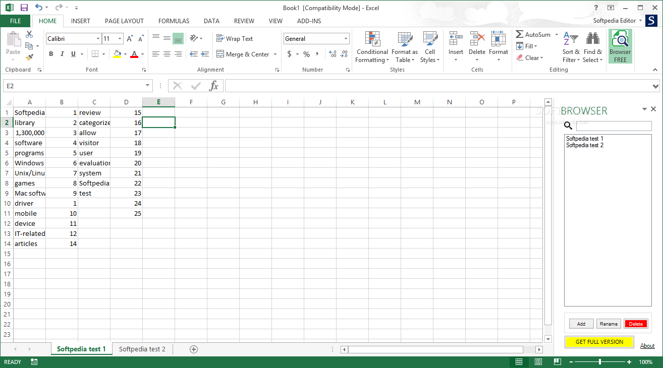 Photo #1 for Excel Sheets Browser