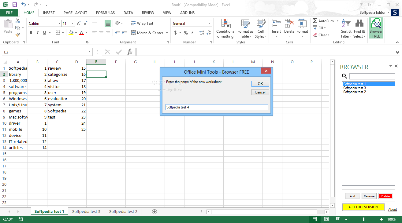 Photo #2 for Excel Sheets Browser