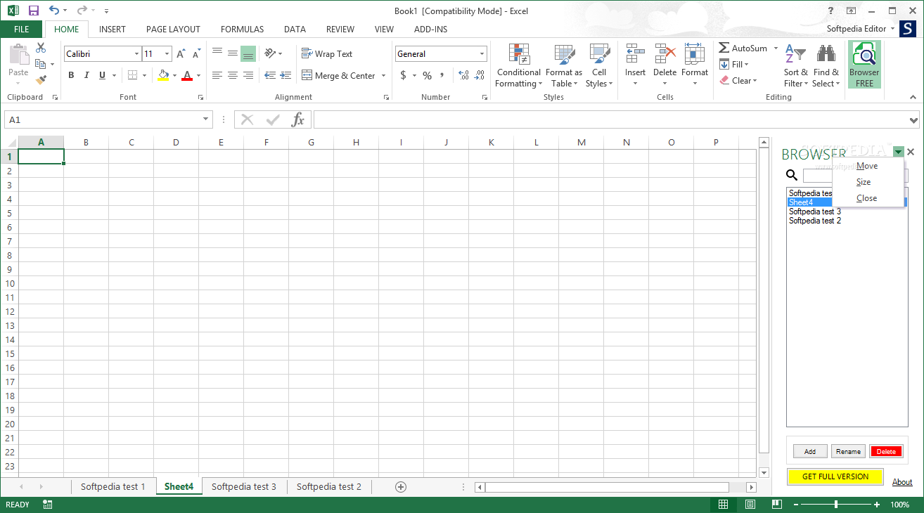 Photo #3 for Excel Sheets Browser