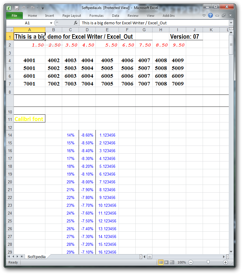 Photo #1 for Excel Writer