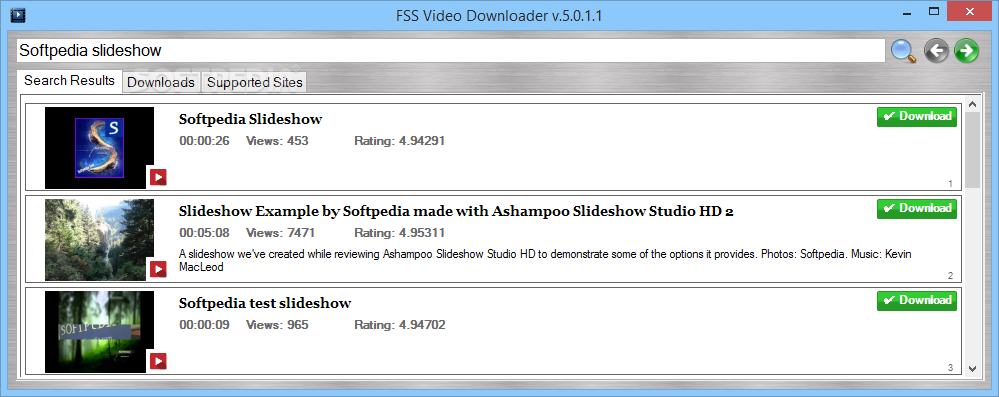 Photo #1 for FSS Video Downloader