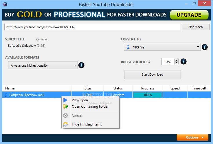 Photo #4 for Fastest YouTube Downloader