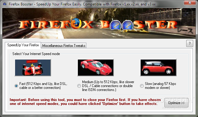 Photo #1 for Firefox Booster