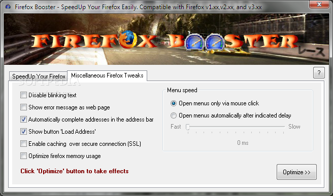 Photo #2 for Firefox Booster