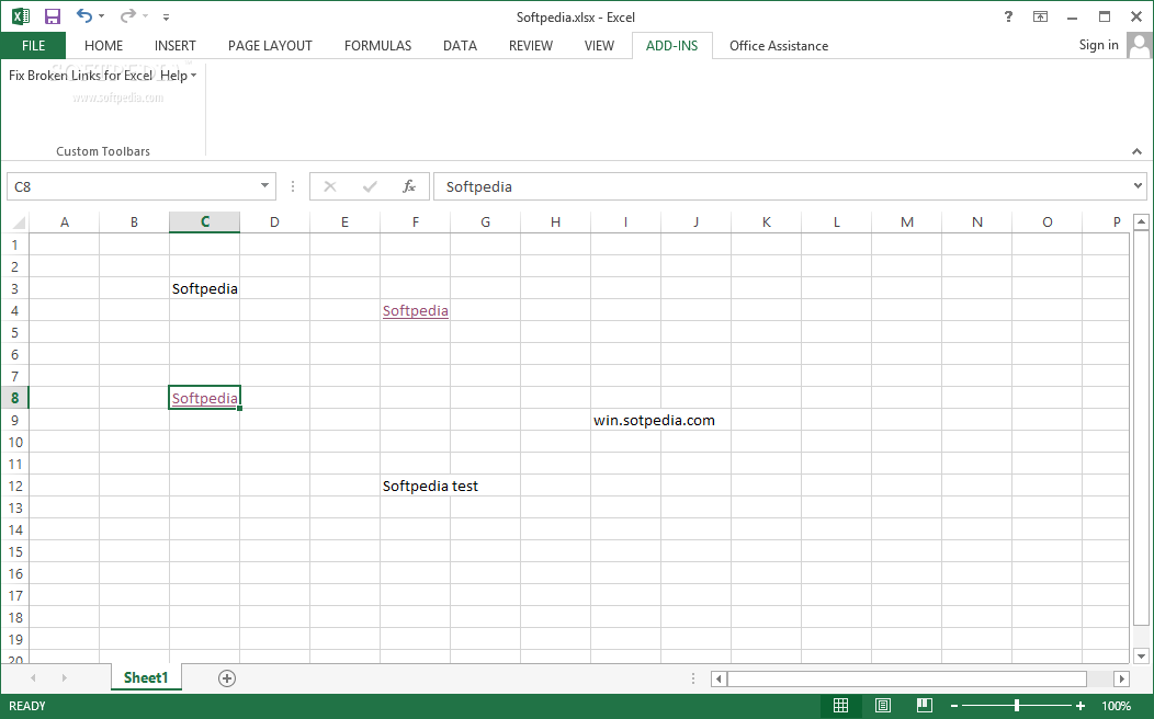 Photo #1 for Fix Broken Links for Excel