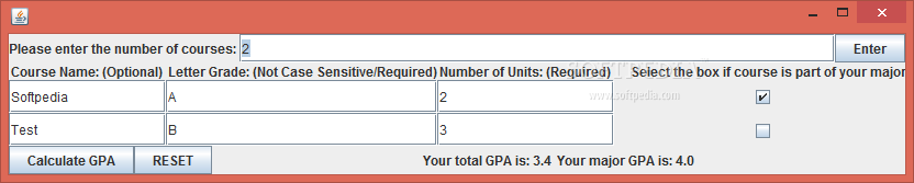 GPA and Major GPA Calculator Logo