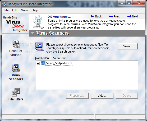 Photo #1 for HandyBits VirusScan Integrator