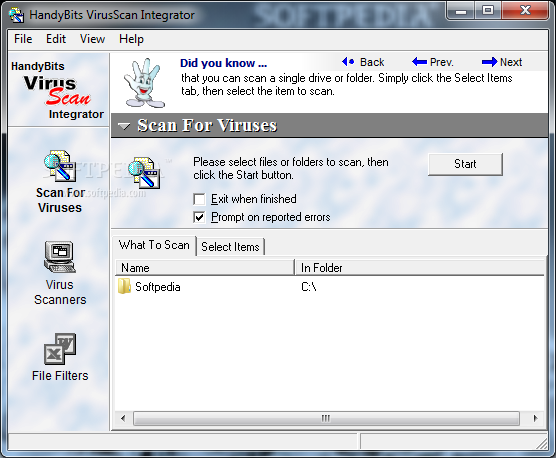 Photo #2 for HandyBits VirusScan Integrator