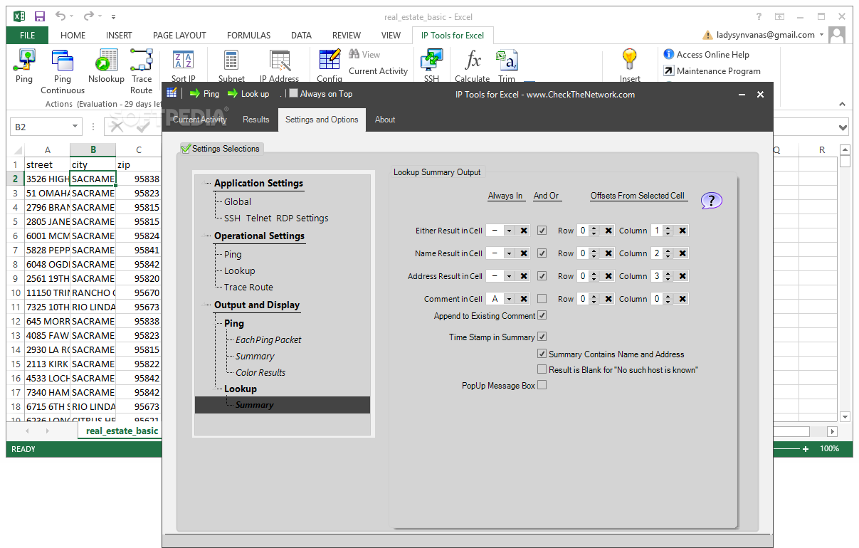 Photo #12 for IP Tools for Excel