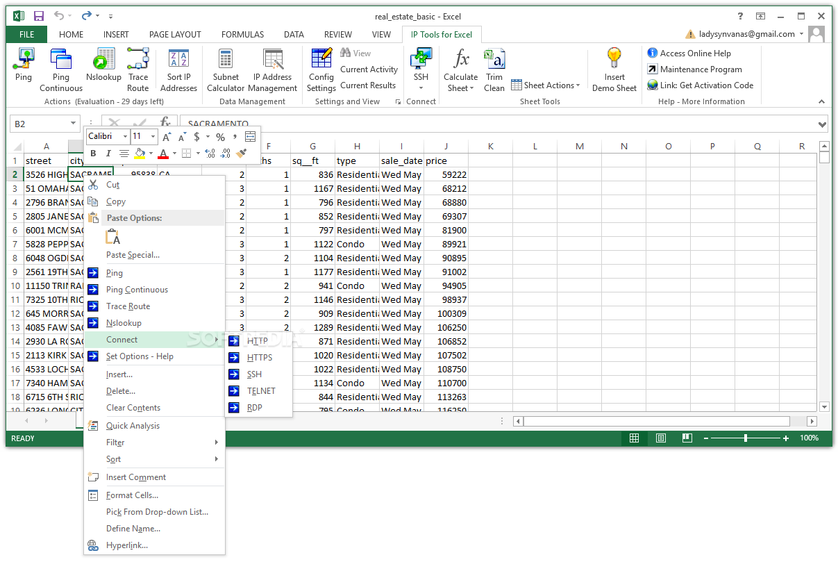 Photo #2 for IP Tools for Excel