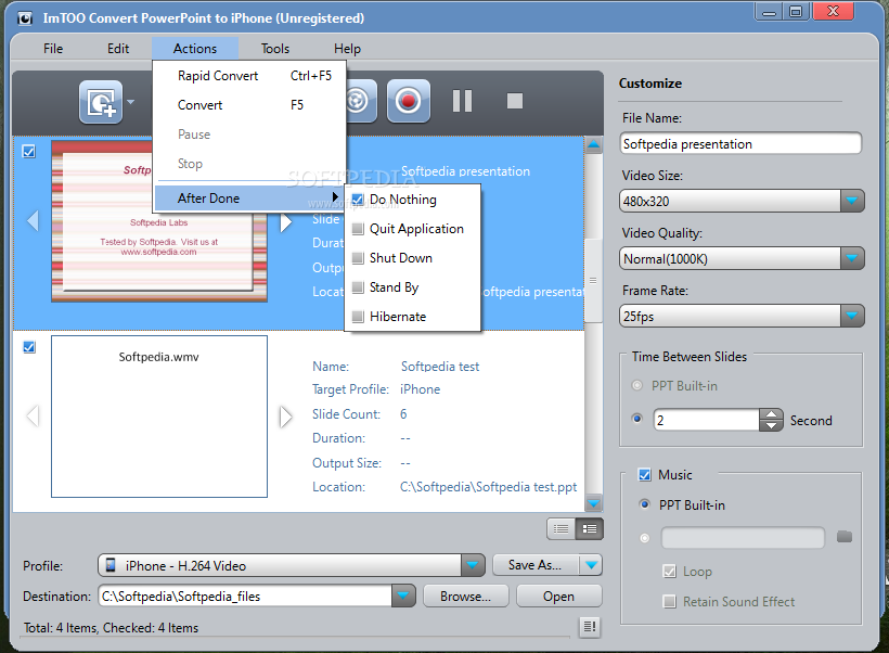 Photo #3 for ImTOO Convert PowerPoint to iPhone
