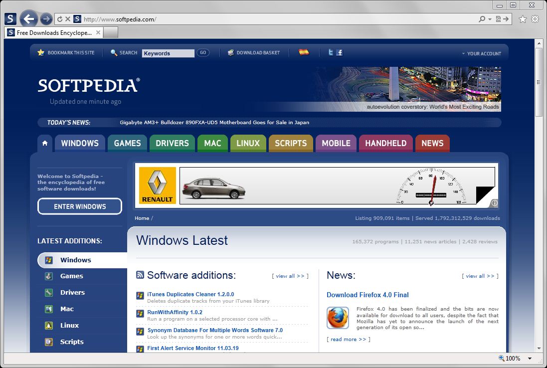 Photo #1 for Internet Explorer 9 Softpedia Edition